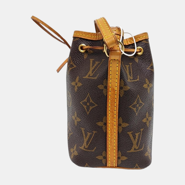 NÉONOÉ Nano Lona Revestida Monogram Marrón