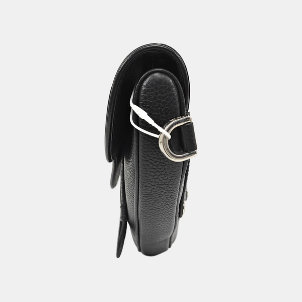 Saddle Mini Calfskin Black
