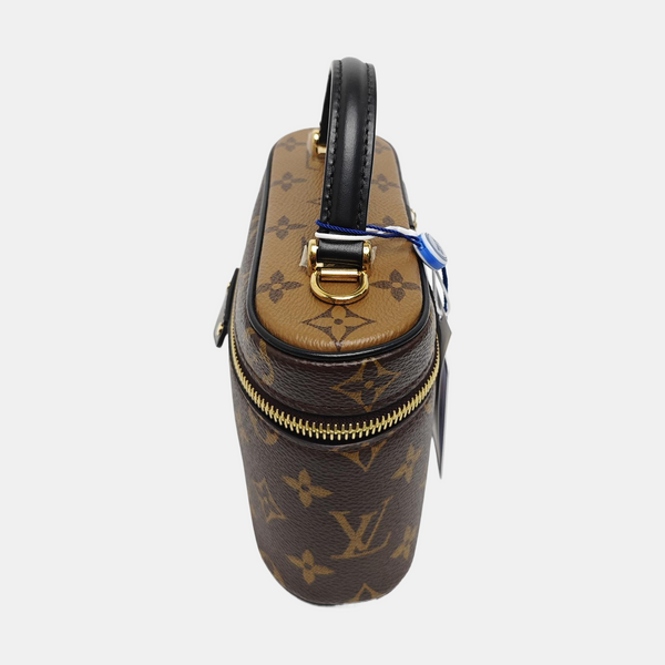 Vanity Chain Pouch Monogram Coated Canvas Brown