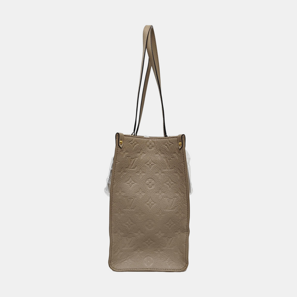 ONTHEGO MM Monogram Calfskin Grey