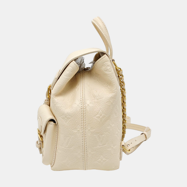 BACKUP Monogram Calfskin White