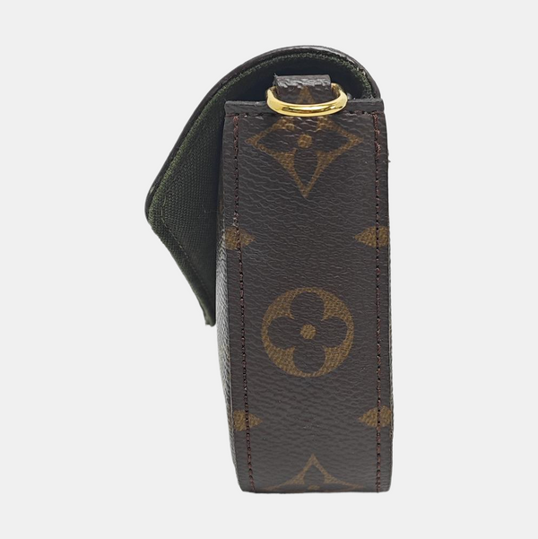 FÉLICIE Monogram Coated Canvas Brown