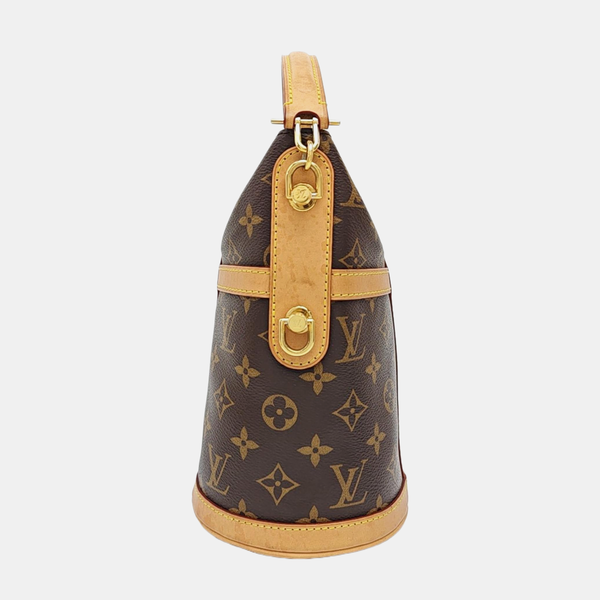 DUFFLE Monogram Coated Canvas Brown