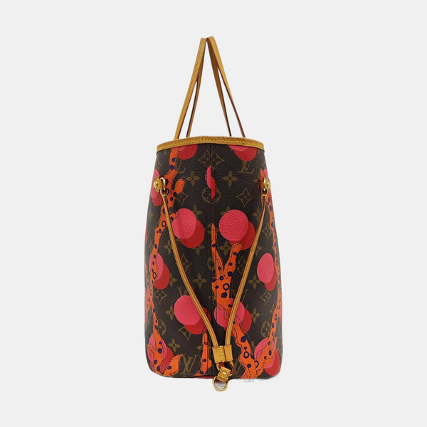 NEVERFULL MM Monogram Coated Canvas Brown