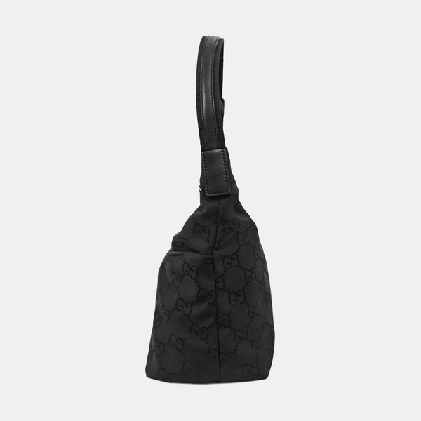 Monogram Canvas Shoulder Bag Black