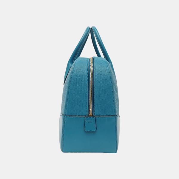 Quilted Calfskin Shoulder Bag Blue