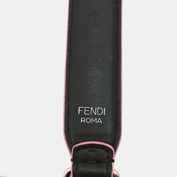Leather Bag Strap Black