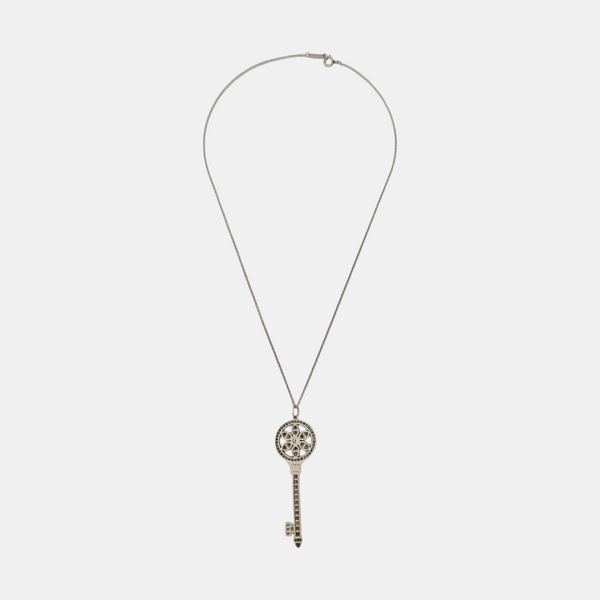 Tiffany Keys Platinum 950 Silver Necklace
