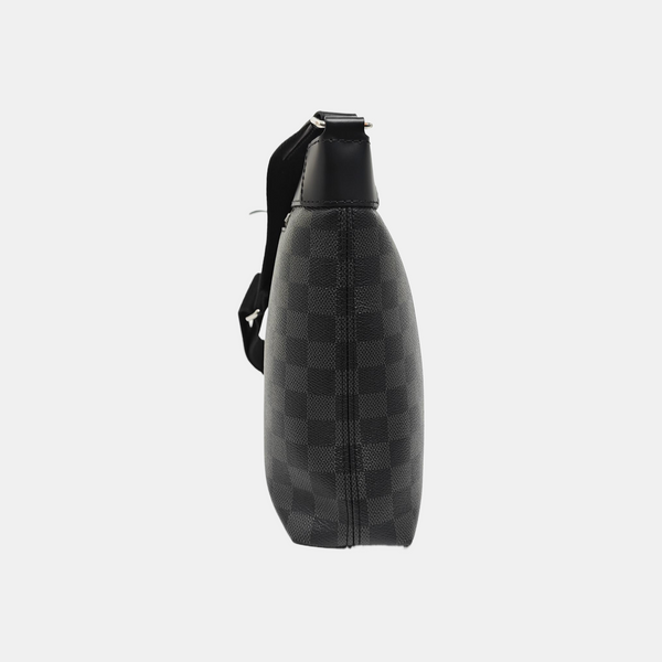 MICK Damier Graphite Coated Canvas Gray