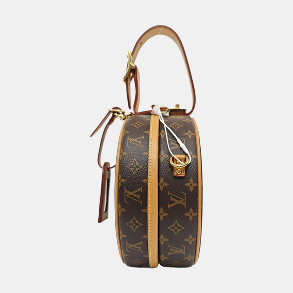 BOITE CHAPEAU PM Monogram Coated Canvas Brown
