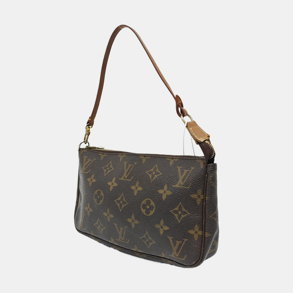 ACCESSOIRES Monogram Coated Canvas Brown