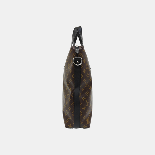 KITAN Monogram Coated Canvas Brown