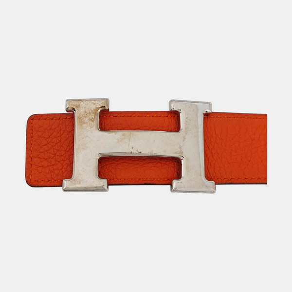 Leather Belt Orange