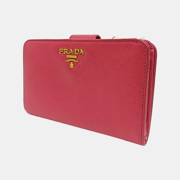 Saffiano Calfskin Wallet Red