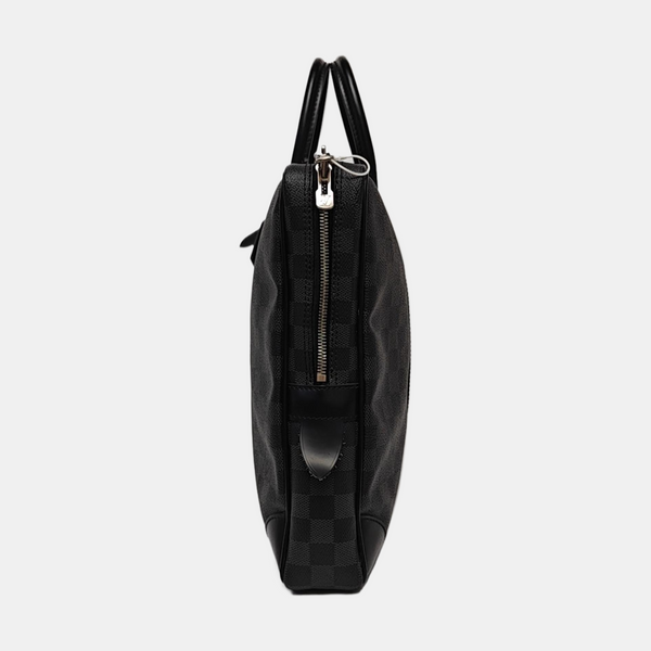 PORTE-DOCUMENTS Damier Graphite Coated Canvas Black