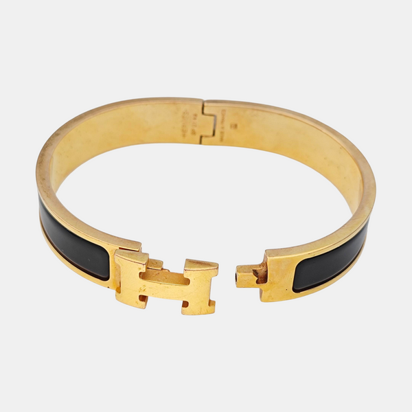 Clic H Metal Rose Gold Bangle