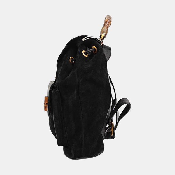 Bamboo 1947 Medium Suede Black