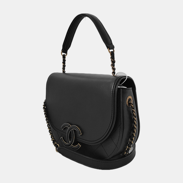 Quilted Calfskin Black