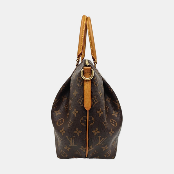 TURENNE PM Monogram Coated Canvas Brown