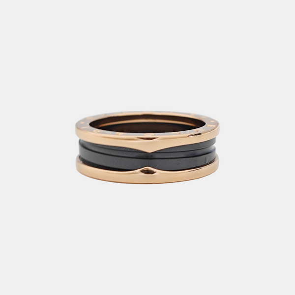 B.ZERO1 18k Rose Gold Ring EU 67