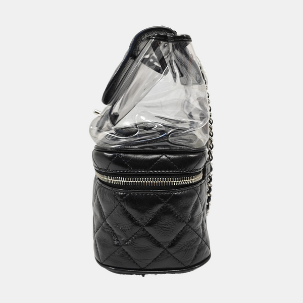 AQUARIUM Quilted Calfskin Black