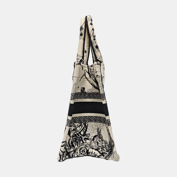 Authenticated pre-owned Book Tote Small Canvas White - Tote Bag at Looply