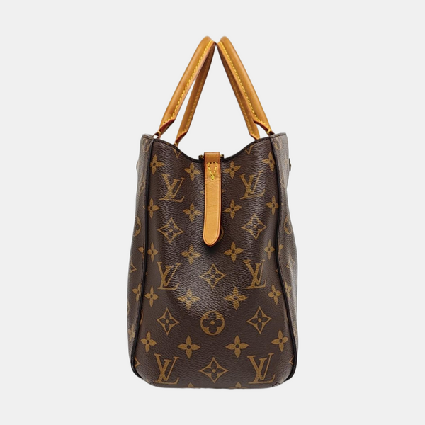 MONTAIGNE Monogram Coated Canvas Brown