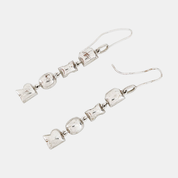 Dio(r)evolution Metal Silver Earrings