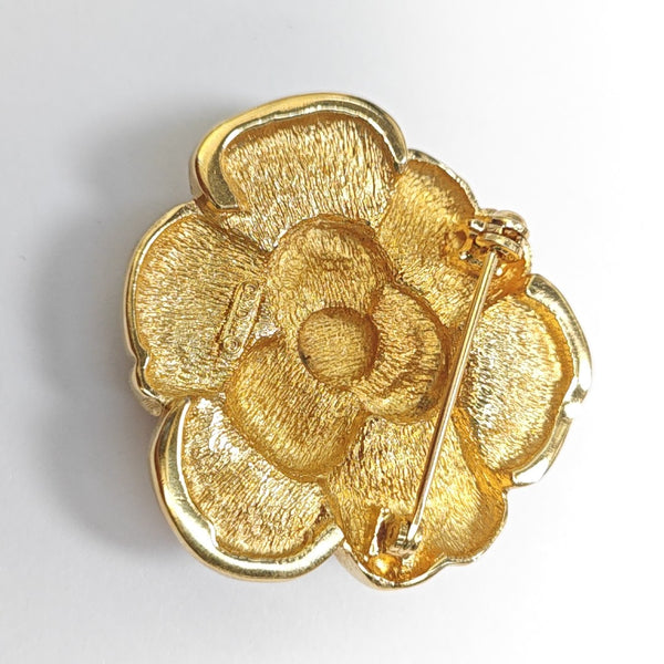 Metal Gold Brooch