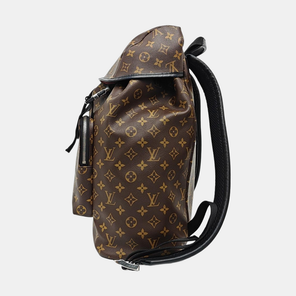 Coated Canvas Backpack Brown