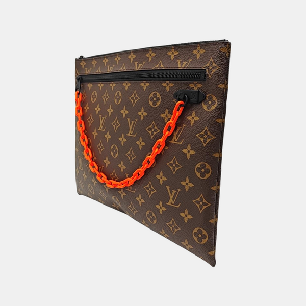 A4 Monogram Coated Canvas Brown