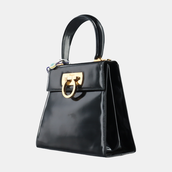 Kelly Patent Leather Black