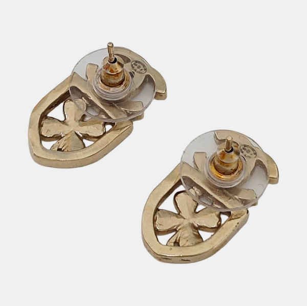 Metal Gold Stud Earrings