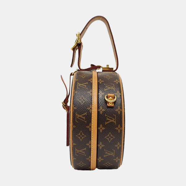 BOITE CHAPEAU PM Monogram Coated Canvas Brown