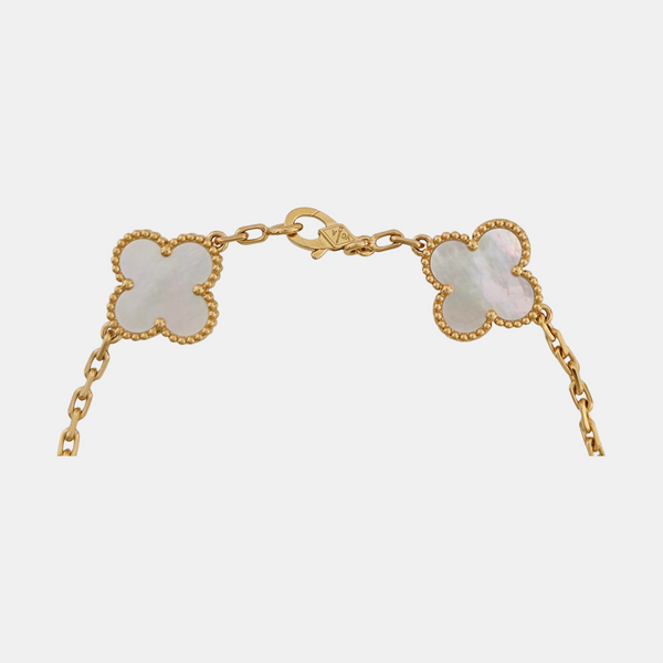 Vintage Alhambra 18k Gold Bracelet