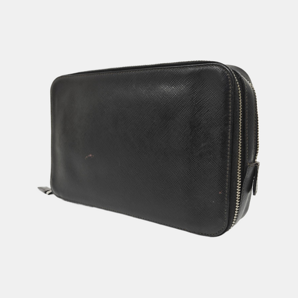 Calfskin Clutch Black