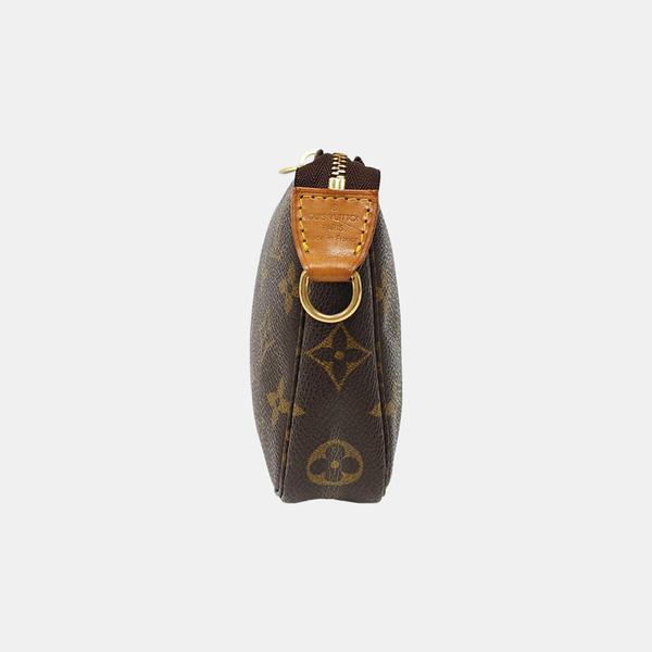 ACCESSOIRES Monogram Coated Canvas Brown