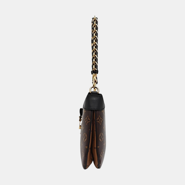 TWINNY Monogram Coated Canvas Brown