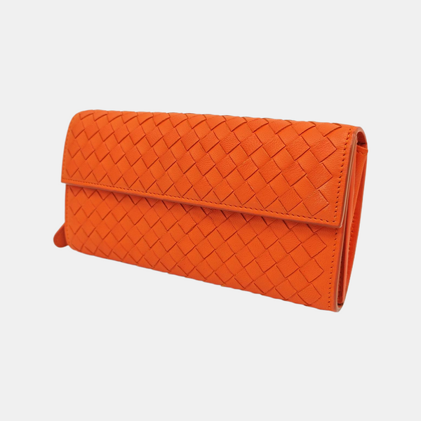 Calfskin Wallet Orange