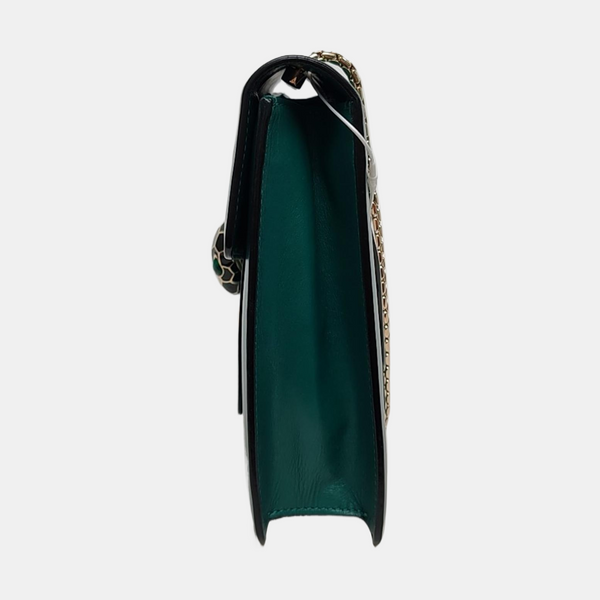 SERPENTI FOREVER Medium Calfskin Green