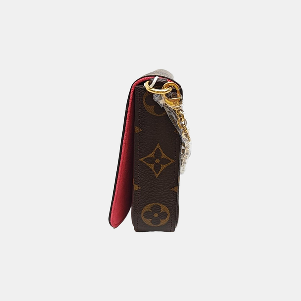FÉLICIE Monogram Coated Canvas Brown
