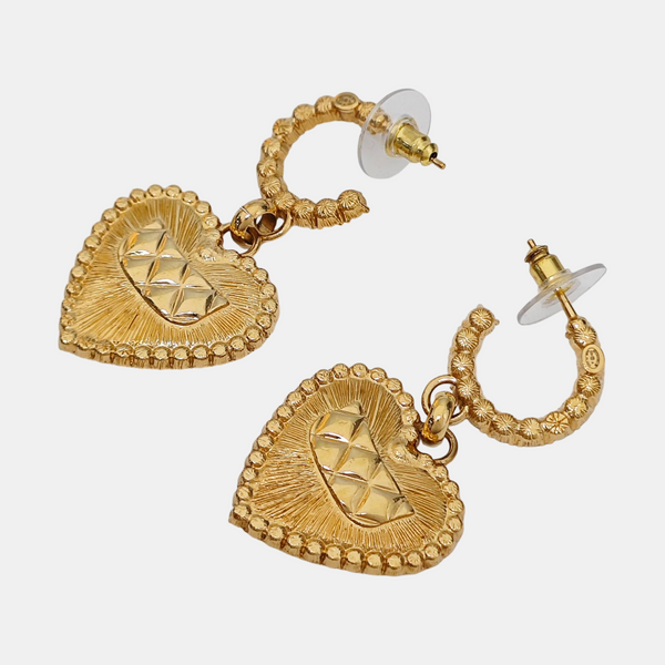 Metal Gold Stud Earrings