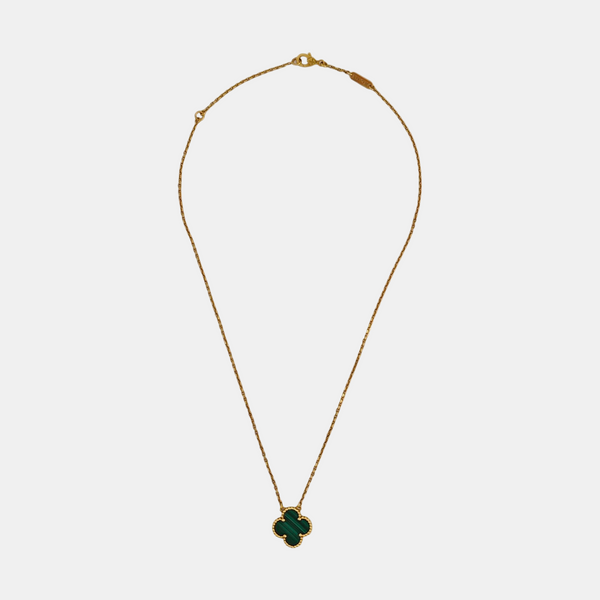 Vintage Alhambra 18k Gold Necklace