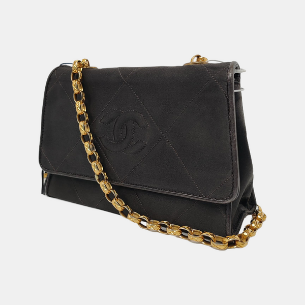 Quilted Fabric Black