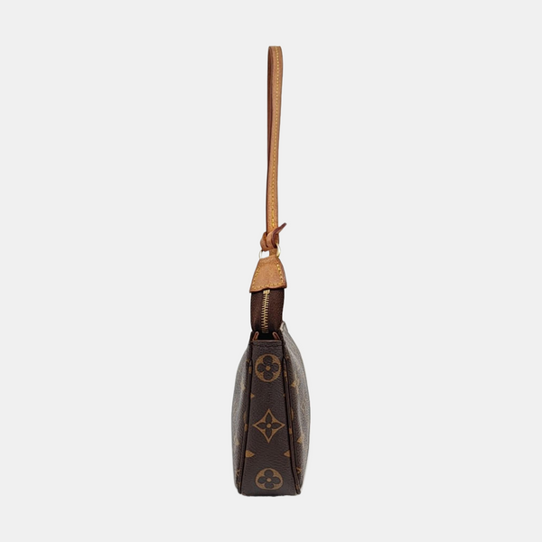 ACCESSOIRES GM Monogram Coated Canvas Brown