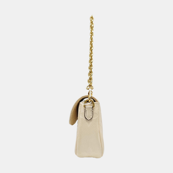 IVY Monogram Calfskin Beige