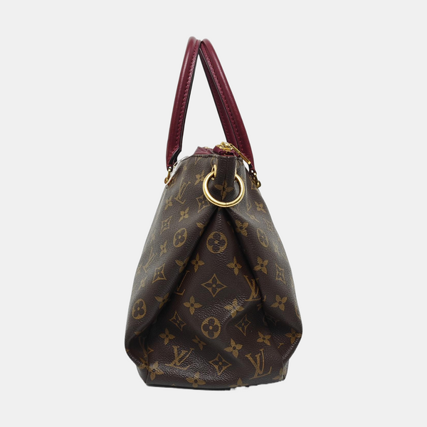 PALLAS Monogram Coated Canvas Brown