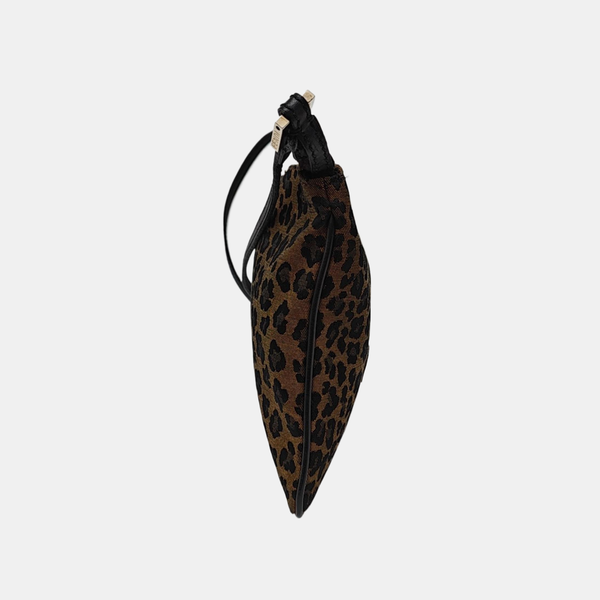 Fabric Shoulder Bag Brown