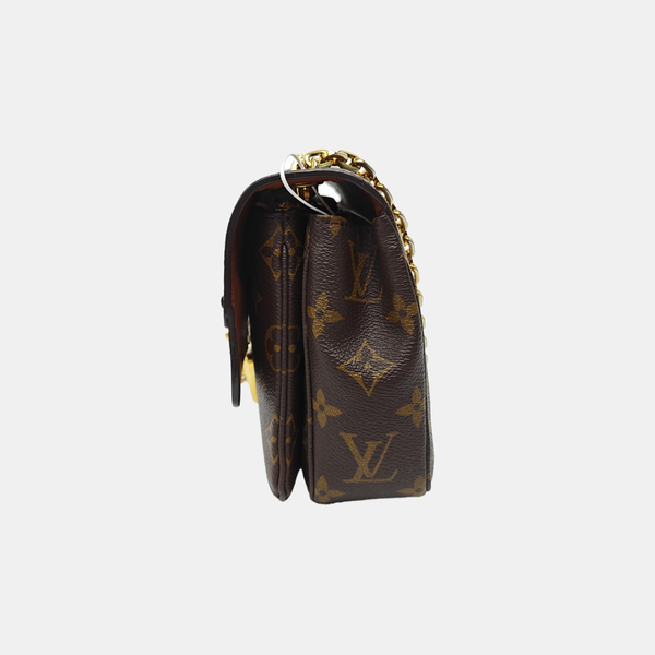 MARCEAU Monogram Coated Canvas Brown