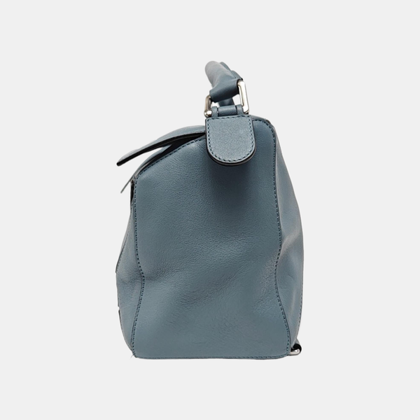 Puzzle Medium Calfskin Blue